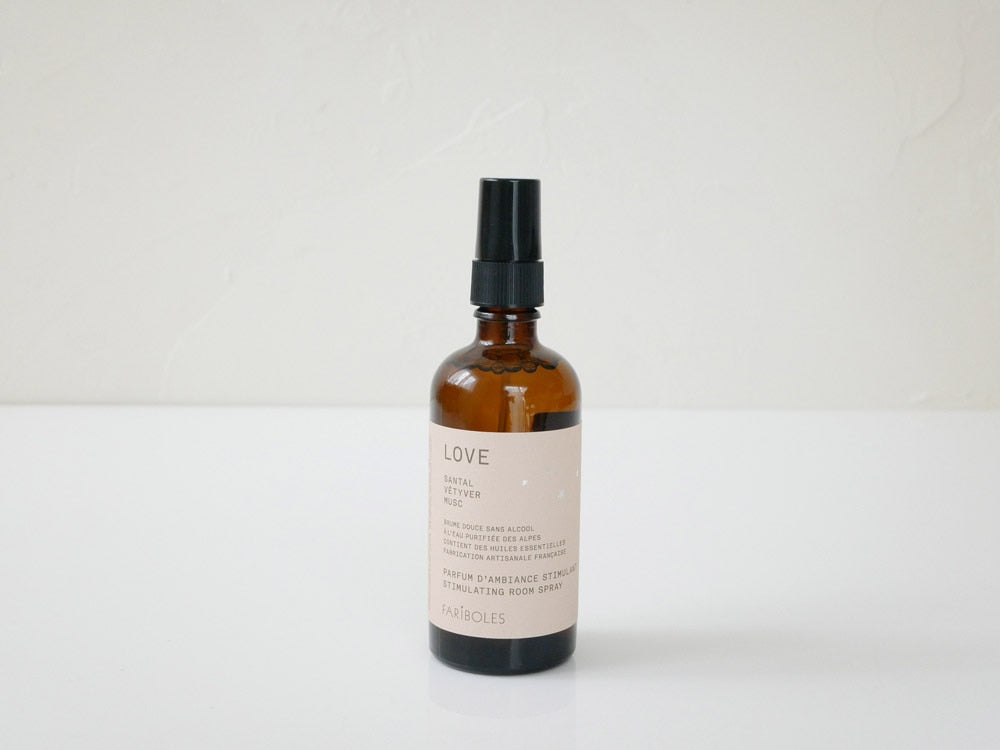 FARIBOLES バランシングルームミスト100mlガラスボトル