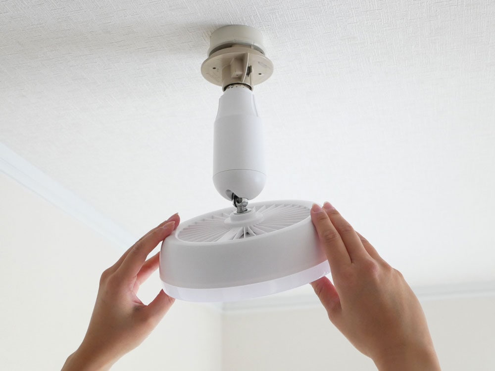 THREEUPの人感センサー搭載LEDサーキュレーション天井照明