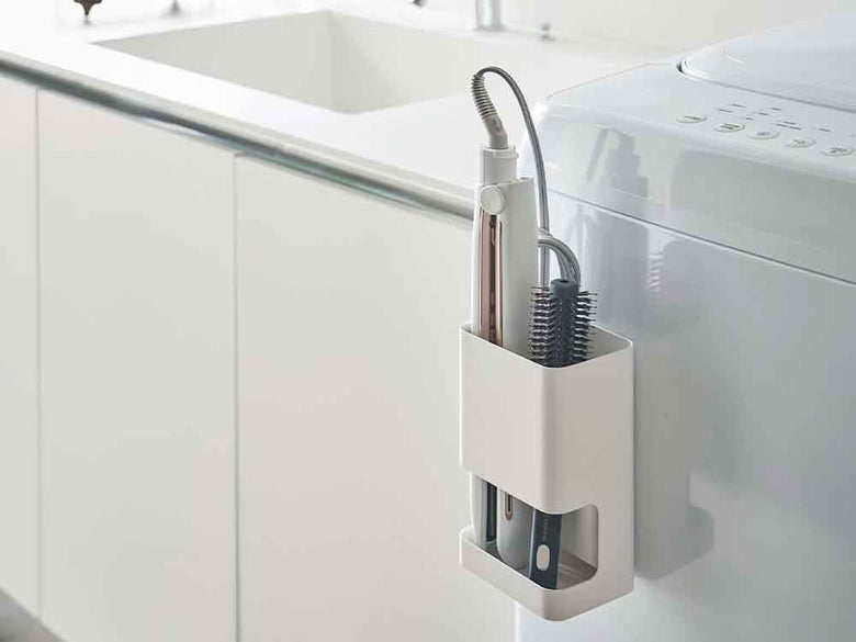 YAMAZAKIタワー マグネット仕切り付きヘアーアイロンホルダー