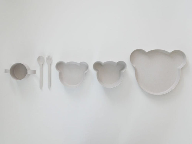 tak.のビオキッズ用ディッシュとカトラリーセット