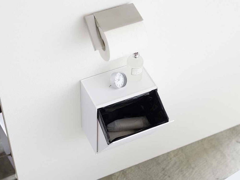 YAMAZAKIのtowerウォールトイレポットと収納ケース