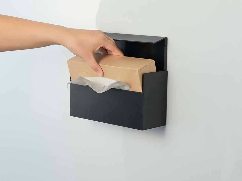 YAMAZAKI/tower製ウォールペーパーホルダー本体