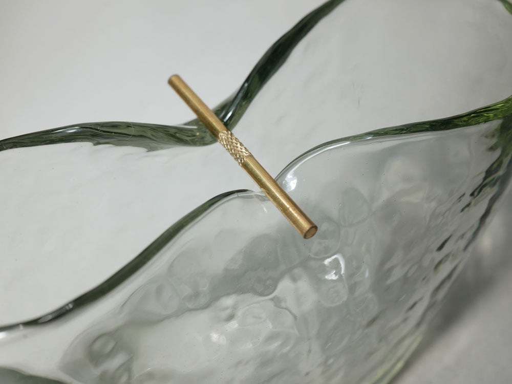 ガラスと銀製の蚊取り線香ホルダー