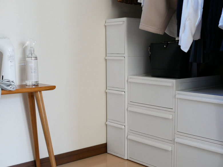 ライクイット スリムストレージ4段 キャスター付き