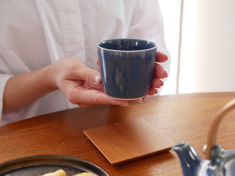 SALIUブランドの受注生産日本製陶器湯呑み
