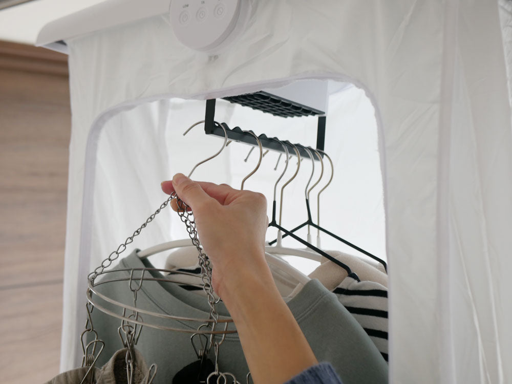 ±０のコンパクト折りたたみ衣類乾燥機