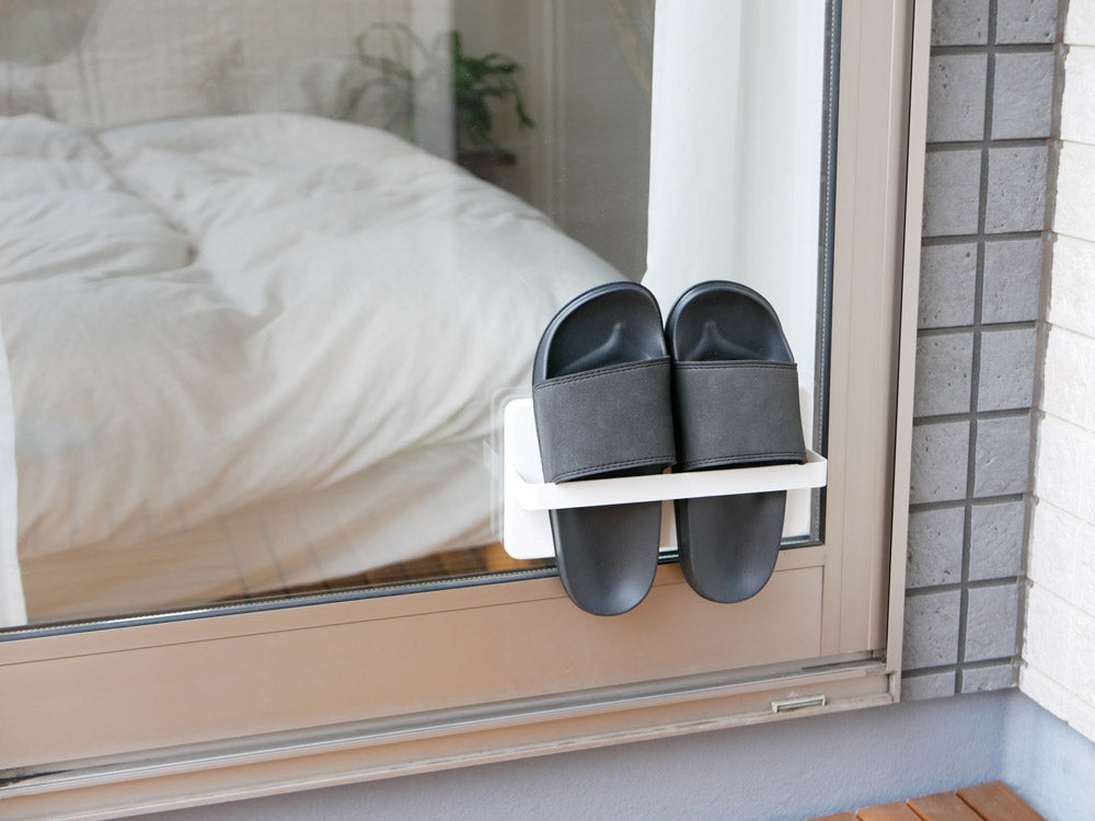 towerタワーのツーウェイベランダスリッパラック