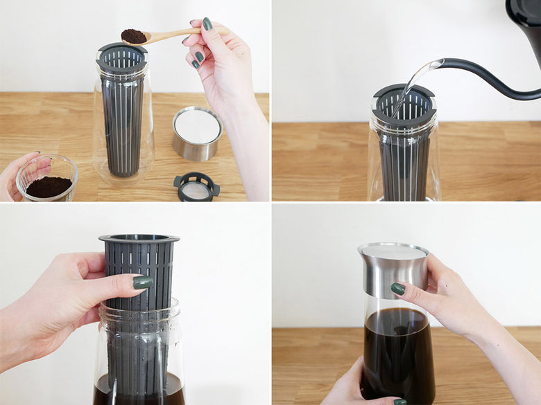 KINTOの透明ガラス製LUCEウォーターカラフェ