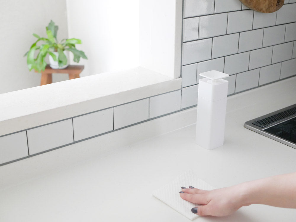 タワー片手操作のプラスチック製ディスペンサー