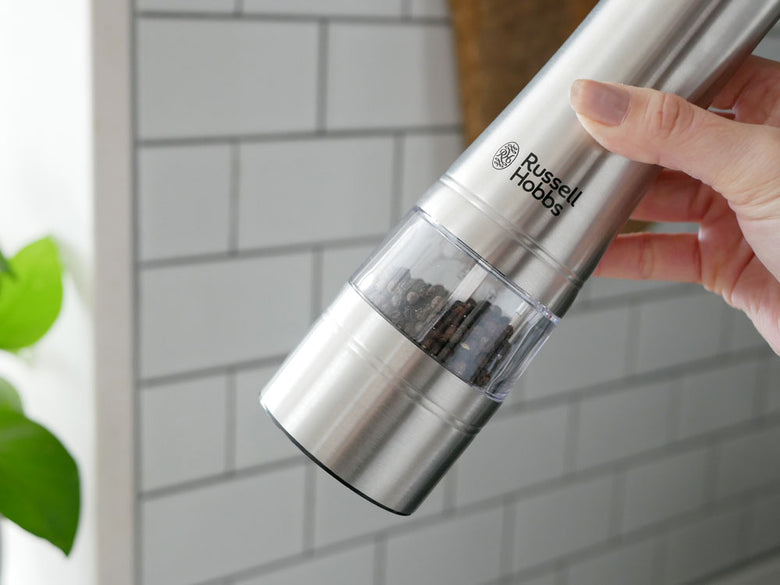 ラッセルホブス電動塩胡椒ミル2本セット