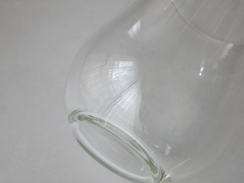 ホーンプリーズ製 リサイクルガラスのオヴァル型フラワーベース