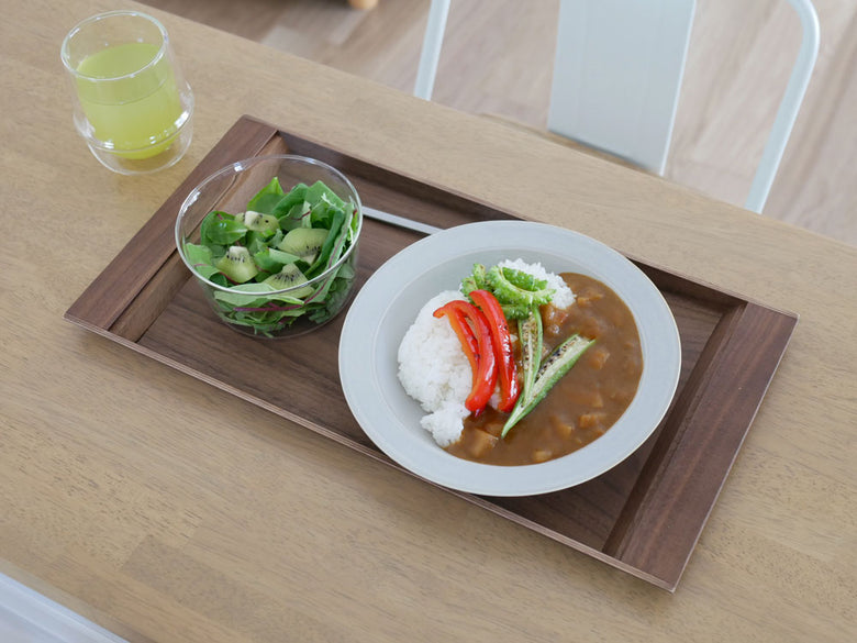 キントーSEPIAウォルナット製ノンスリップトレイ