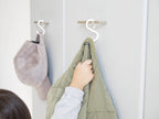 TIDYのSフックとロープを使用したハンガー