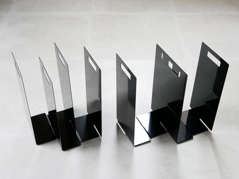 シルバーの連結タオル収納ラック2個組