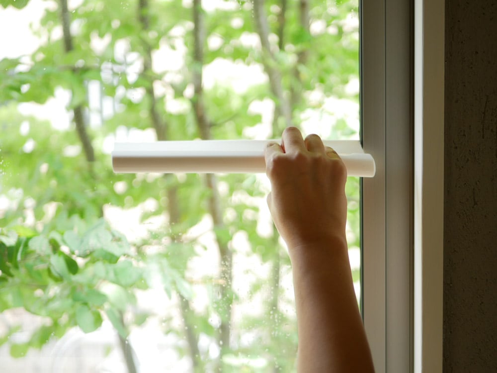 窓拭き用ティディスキージーミニのシリコン製スキージー