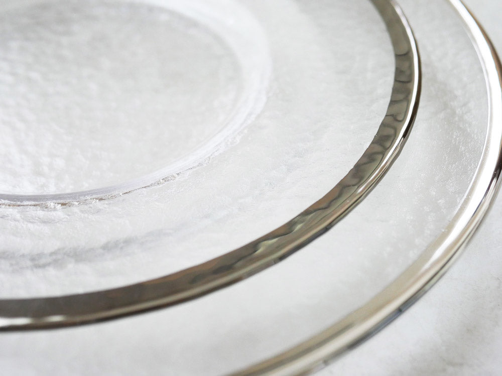 ダルトン製ガラステーブルオーボプレート 22cm