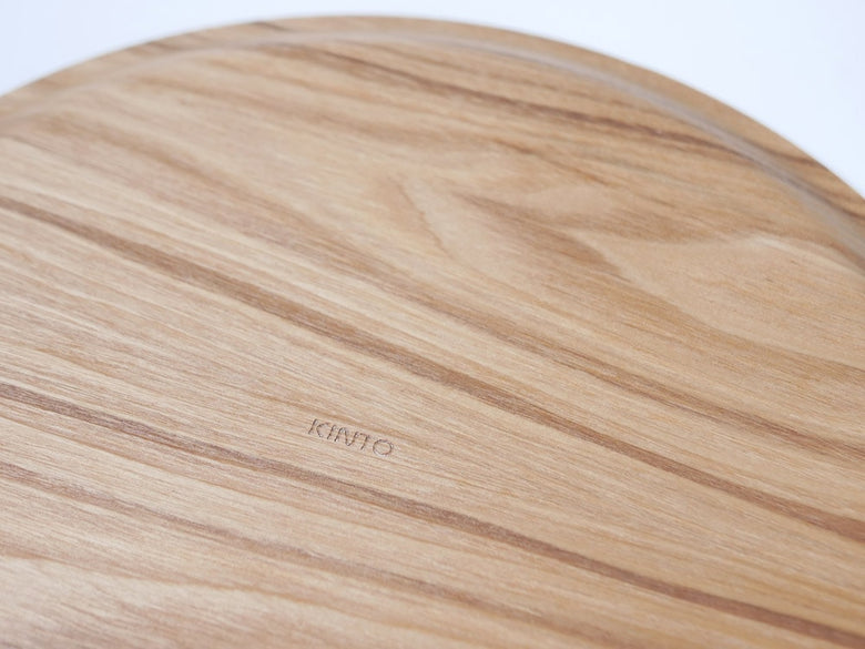 KINTO ウィロー ノンスリップラウンドトレイ 木製