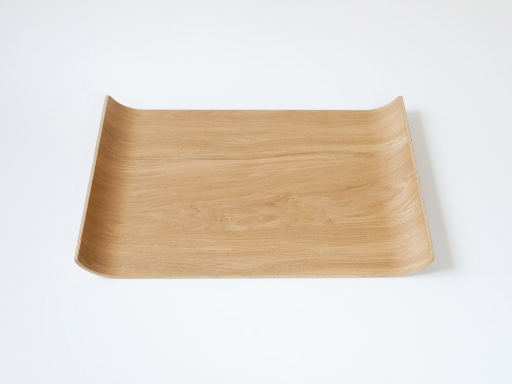 キントーウィロー木製ノンスリップカーブトレイ