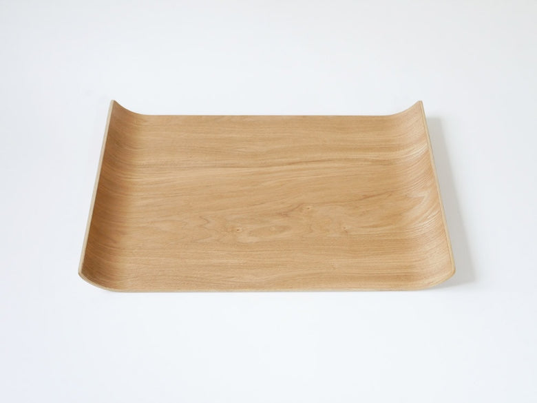 キントーウィロー木製ノンスリップカーブトレイ