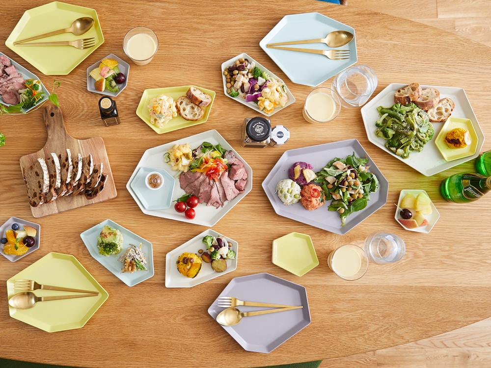 シマモリプレートに盛られた野菜