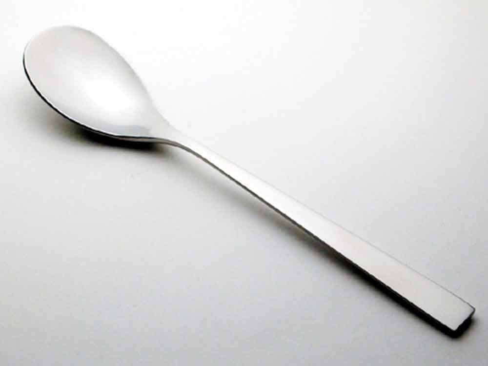 燕振興製マット仕上げステンレススプーン