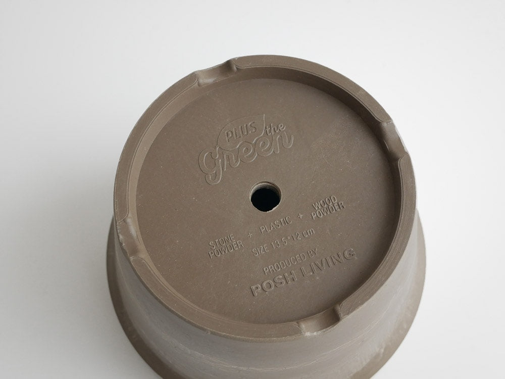 POSH LIVINGシルバー蓋のアーバンプランツポット