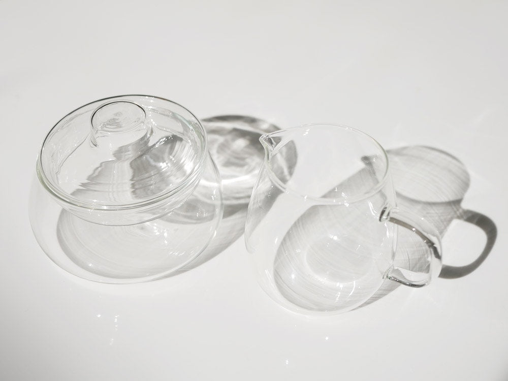 キントーUNITEAの耐熱ガラスミルクピッチャー