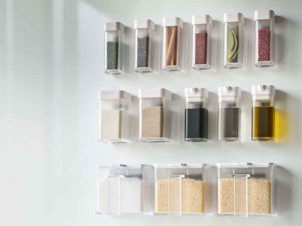 towerマグネットスパイスボトル ブラック調味料容器