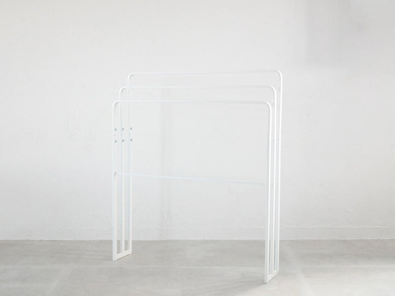 タワー製 3連横掛けバスタオルハンガー