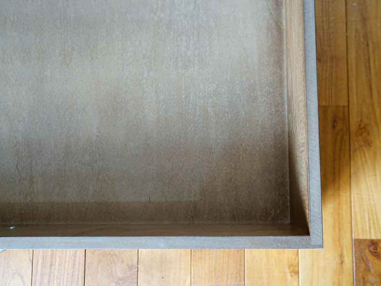 アデペシュ製ブラウン木製ベッド用ドロワー