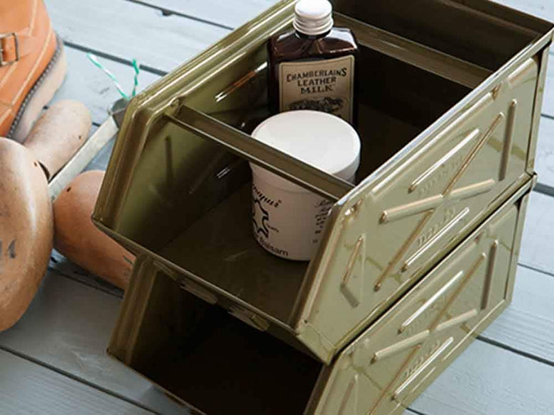 木塗装のダルトンストッカーボックス