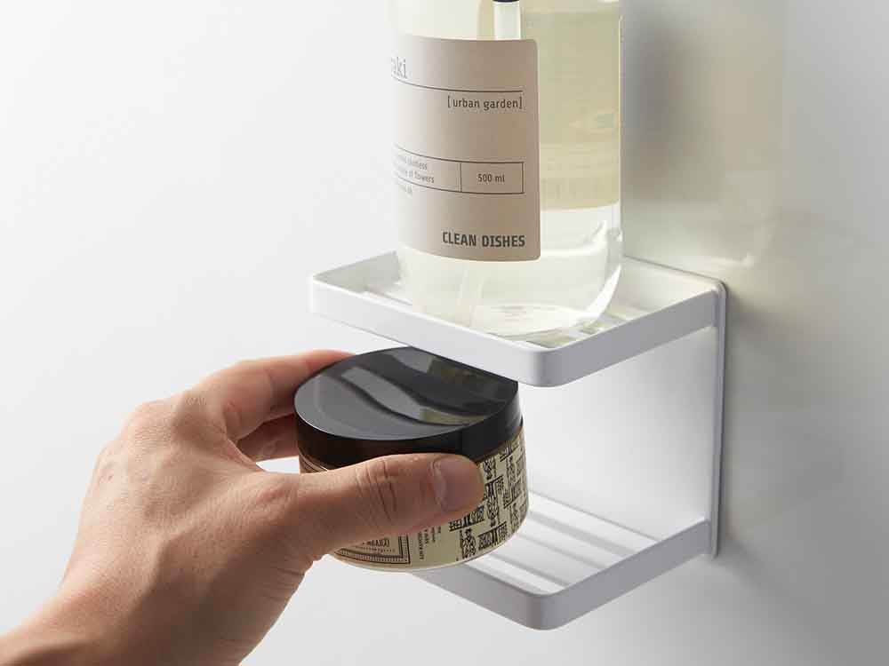 YAMAZAKIタワーのマグネット2段ソープトレー