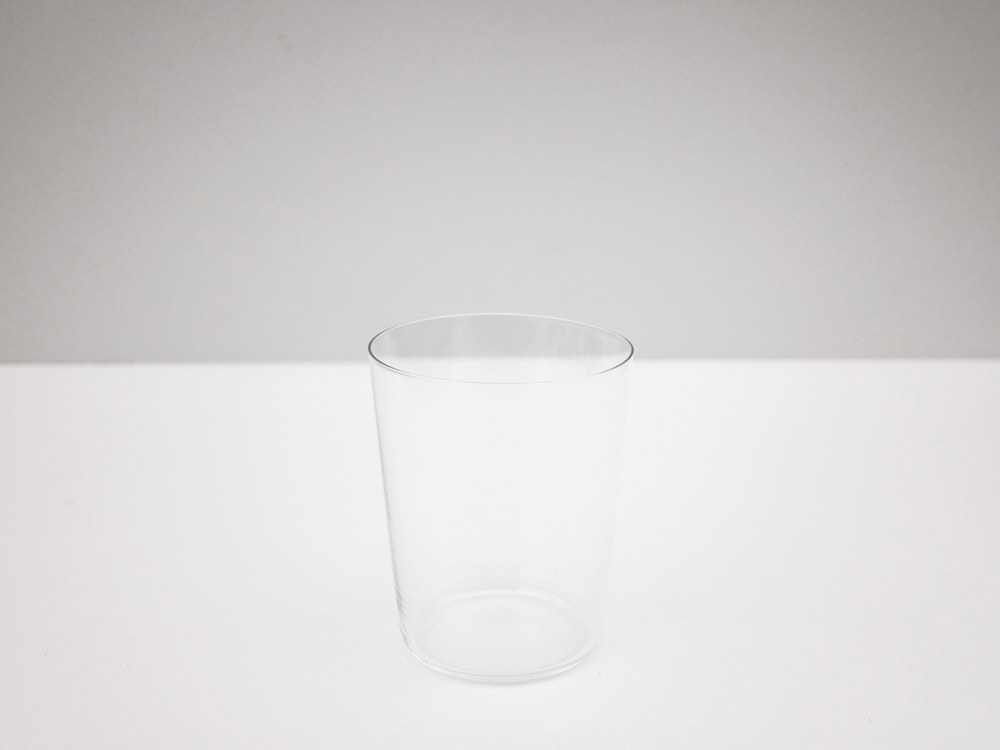 木村硝子店のソバタンブラー、透明なソーダガラス製で容量500ccのハイボールグラス