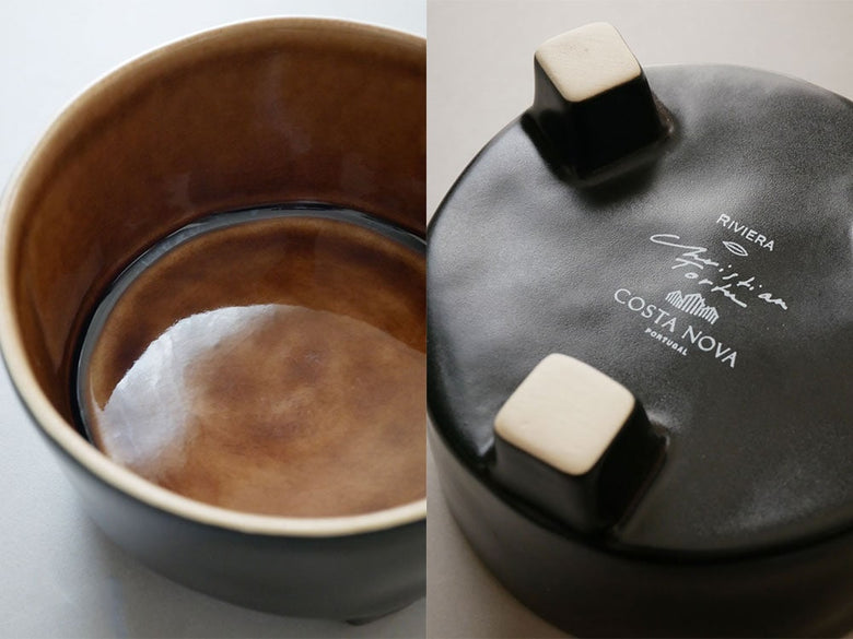 COSTA NOVA リビエラ フッテッドボウル、ストーンウェア