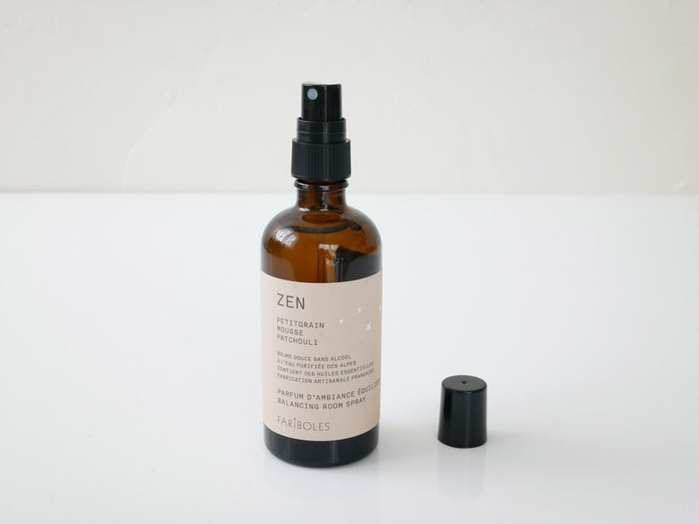 FARIBOLES バランシングルームミスト100mlのガラス瓶