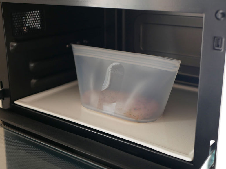 ジップトップブランドのプラチナシリコーン製ディッシュセット、S・M・Lの多サイズ展開キッチン用品