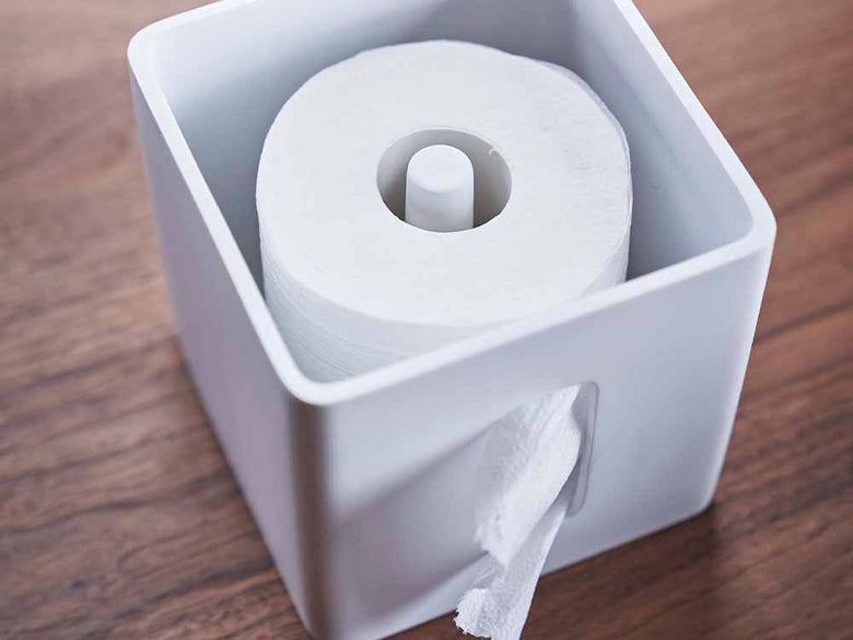 RINブランドのティッシュ＆トイレットペーパーケース