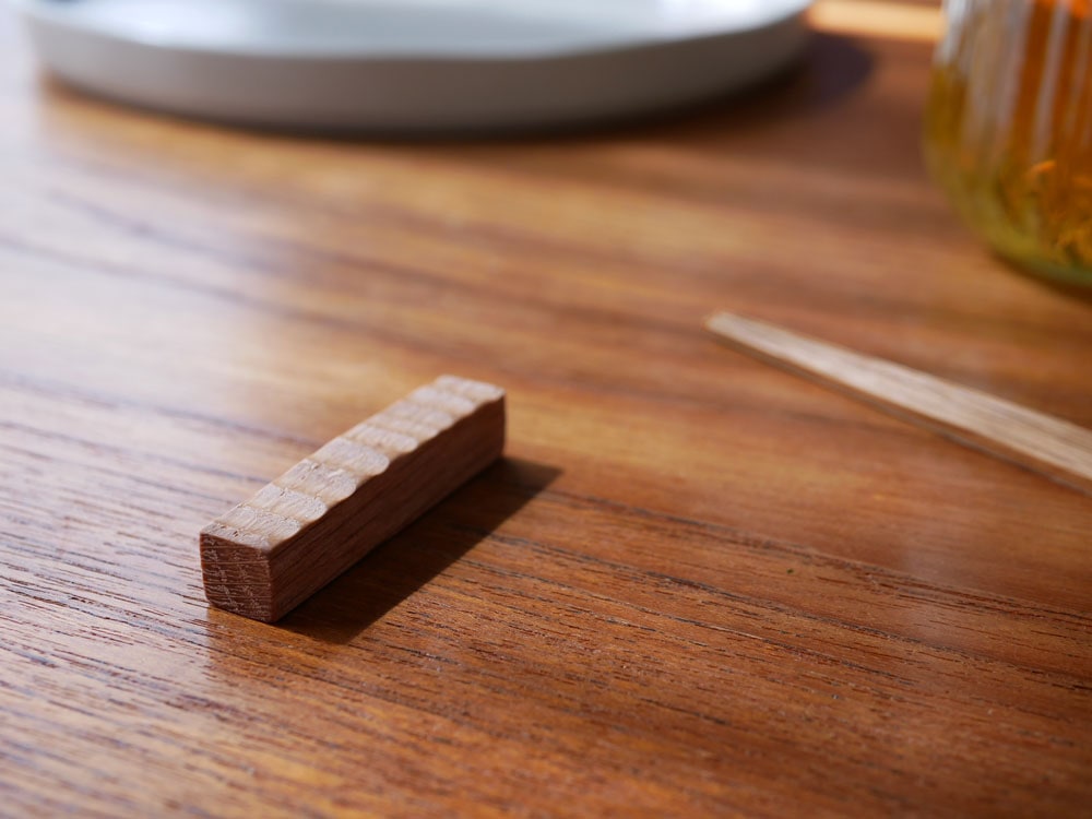 ウォルナット製箸置きしのぎ
