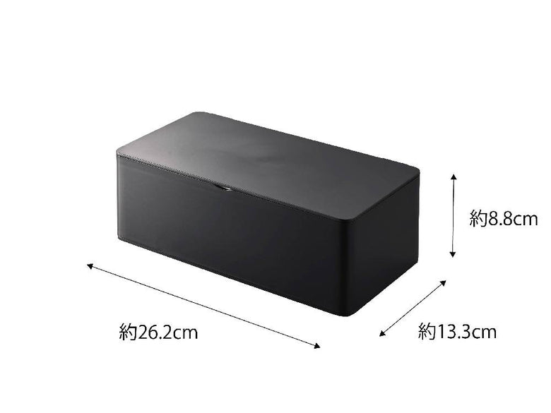 タワーの蓋付きプラスチックティッシュケース