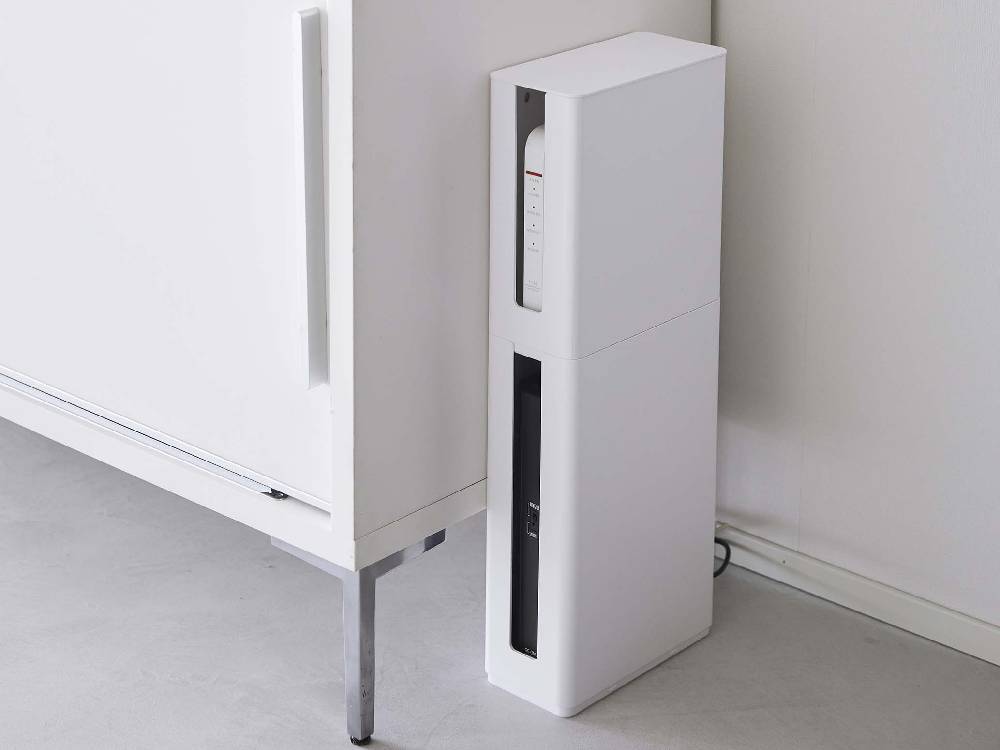 黒色のスマート重ねられるルーター収納ケース