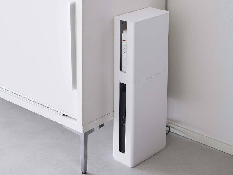 黒色のスマート重ねられるルーター収納ケース