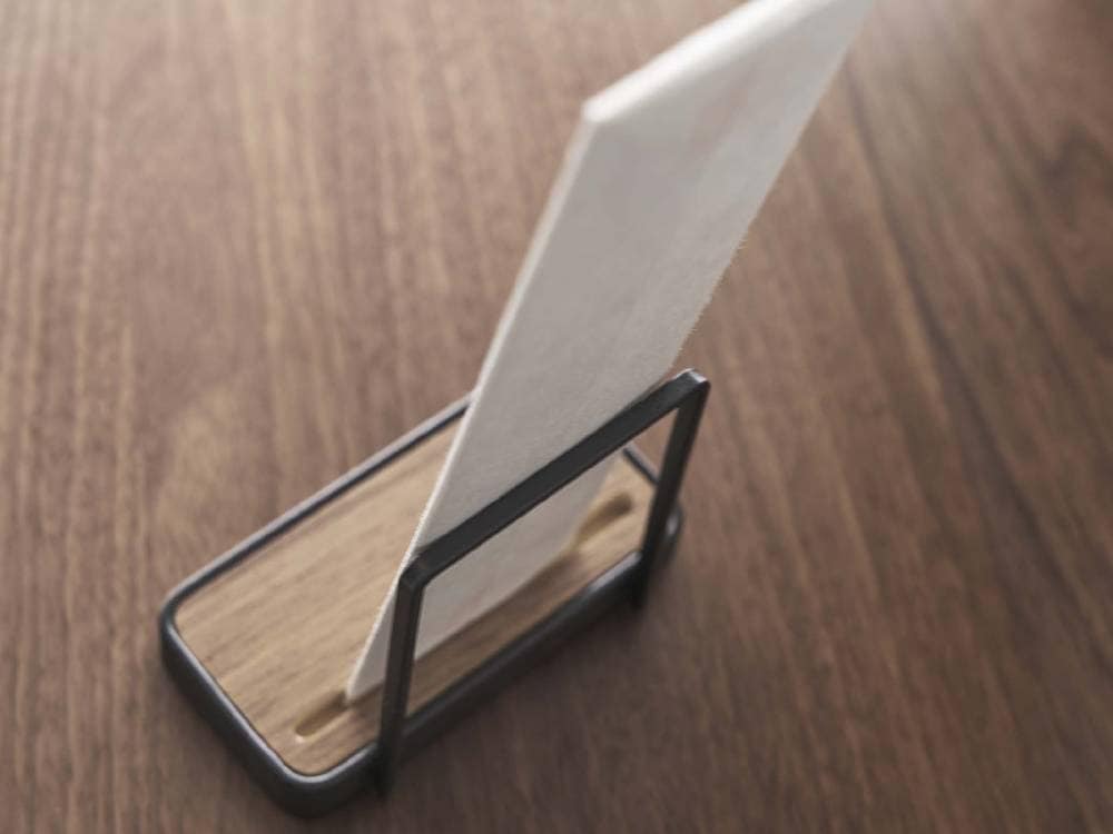 tower/Yamazakiのスチールと木製の神札スタンド