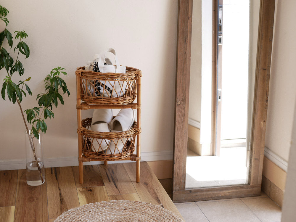 クレエのTHE AROROGアラログ三段バスケット