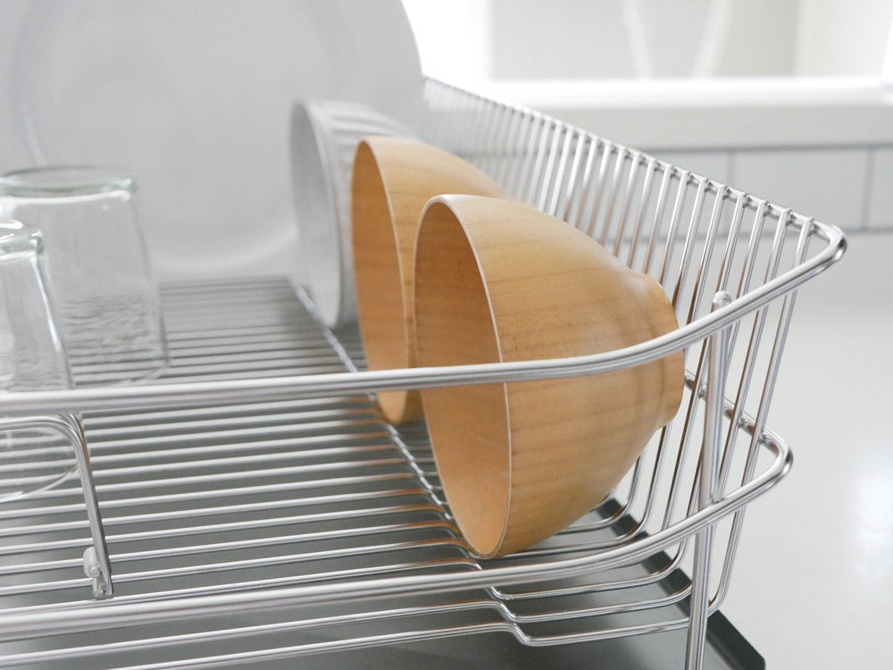 AUXオークスステンレス食器水切りカゴ