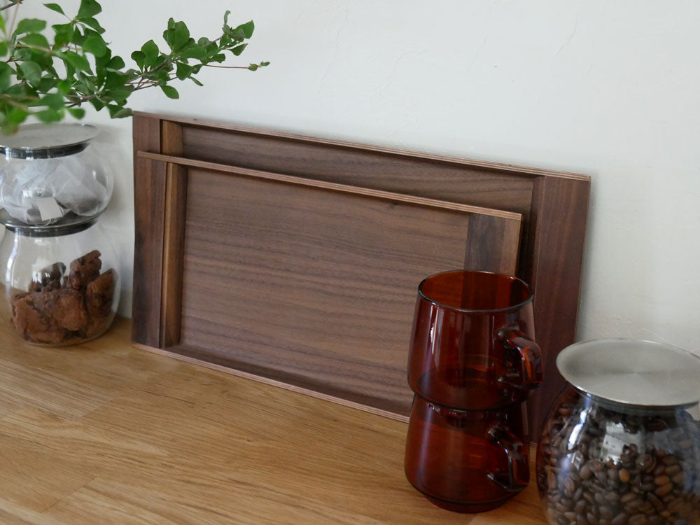 キントーSEPIAウォルナットノンスリップトレイ