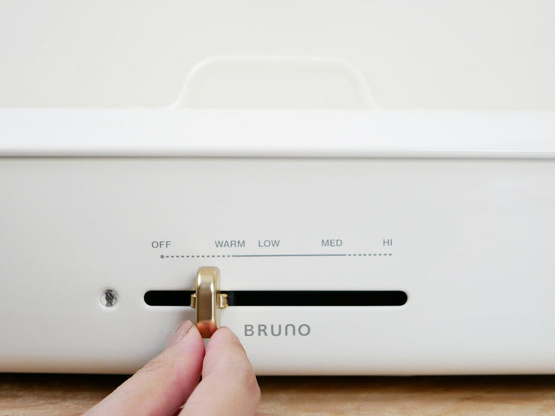 BRUNOグランデホットプレートの正面ビュー