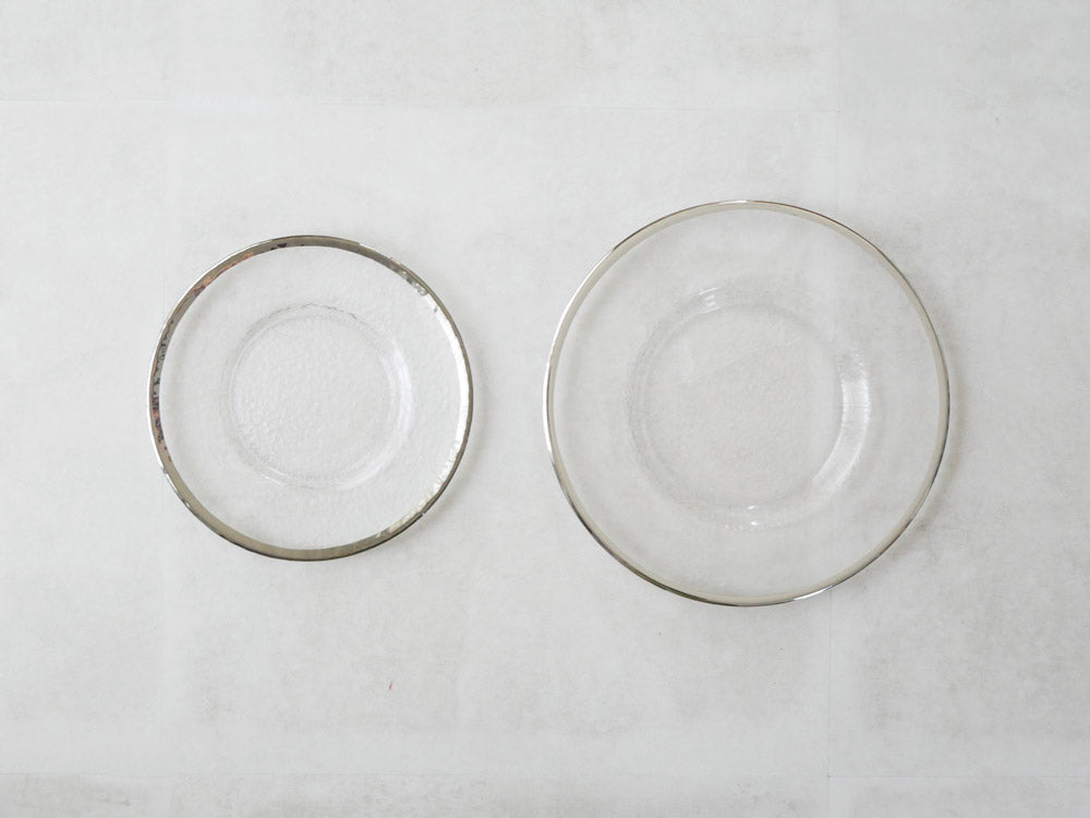 ダルトンのグラステーブルウェアオーボプレート22cm