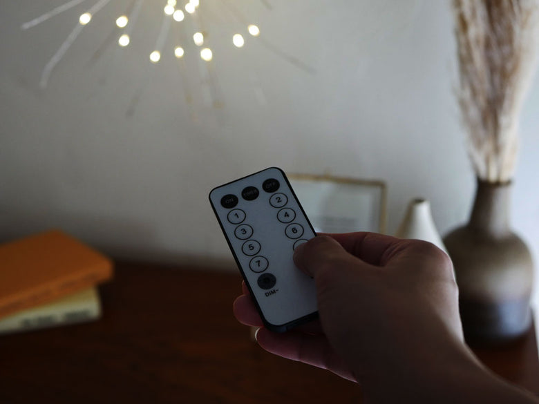 ホーンプリーズのブルーミングデザインカッパー色LEDライトワイヤーデコレーション