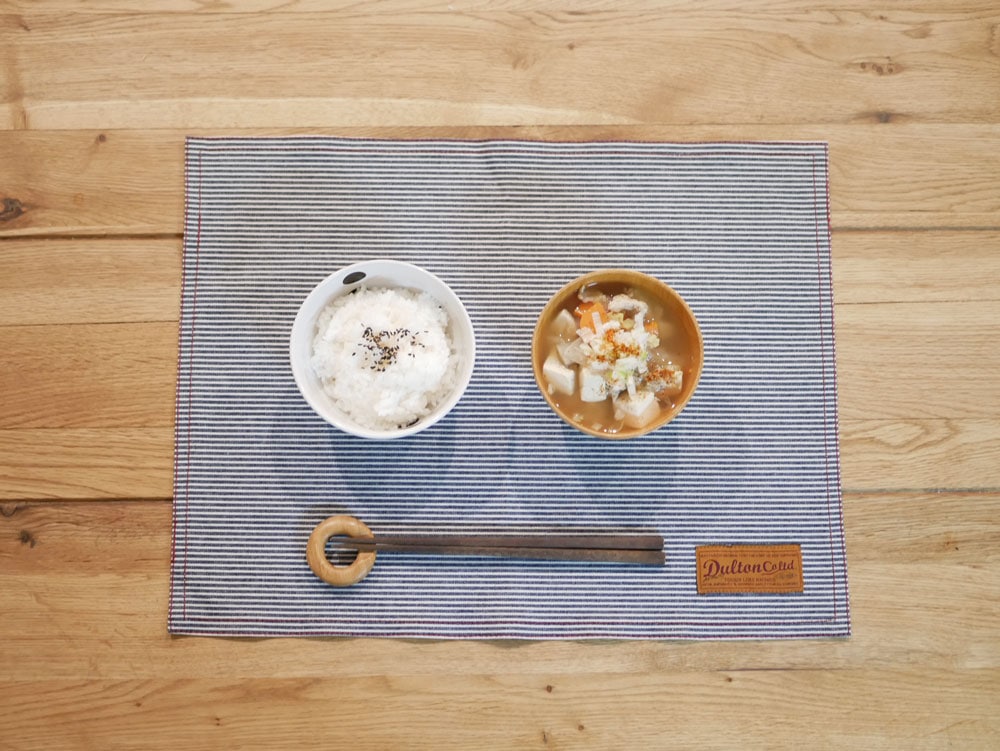 ダルトンのコットンプレイスマット