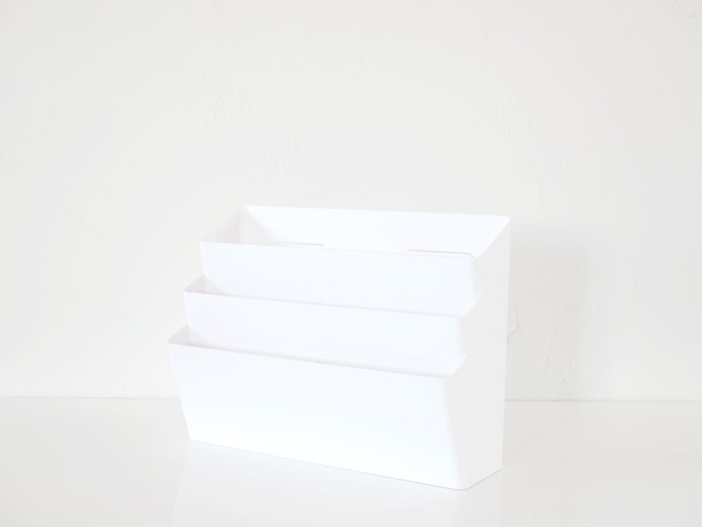 洗濯機横取り付け用3段マグネット収納ポケット